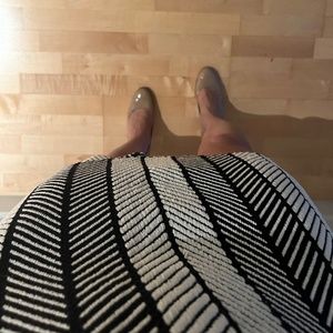 MAJE knit wrap skirt